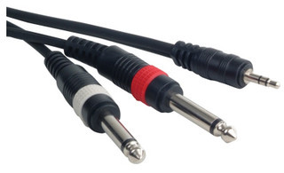 ADJ 12' DUAL RCA TO 1/4