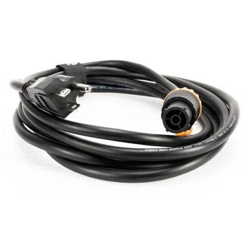ADJ 15-Foot IP65 Power Cable with Edison Plug Connector for Outdoor LED Lighting Fixtures (SIP215)