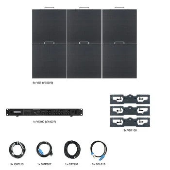 ADJ VS5 3x2 LED Video System Package with 6 VS5 Video Panels (VS5 3X2)