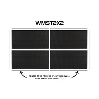 ADJ WMST2X2;frame trim set for 2X2 WMS