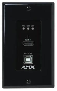 AMXDX-TX-DWP-4K-BL Dxlink 4k Hdmi Decor Style Wallplate Transmitters