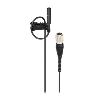 Audio-Technica BLACK UNI LAPEL MIC W/PIGTAIL