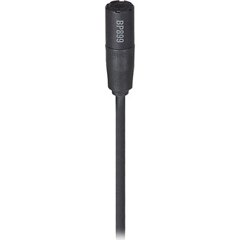 Audio-Technica BP899C BLACK OMNI LAPEL MIC W/PIGTAIL