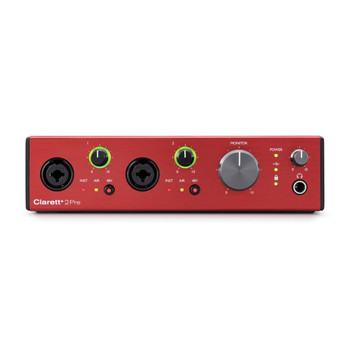 Focusrite Clarett Plus 2Pre 10 In 4 Out USB Audio Interface for Professional Recording and Production (AMS-CLARETT-PLUS-2PRE)