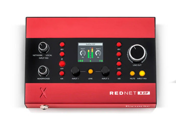 Focusrite RedNet X2P 2x2 Ethernet Audio Digital IO with Mic Preamps