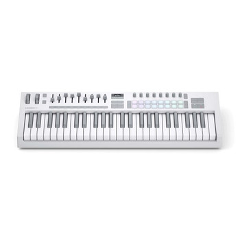 Novation Launchkey 49 MK4 White 49-Key USB MIDI Keyboard Controller with Advanced DAW Integration (AMS-LAUNCHKEY-49-MK4-WH)