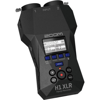 Zoom H1 XLR Handy Recorder (Portable 2-Channel 32-bit Float Audio Recorder with XLR/TRS Inputs & USB Audio Interface), ZH1XLR