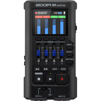 Zoom R4 Multitrack Recorder for Compact Recording, Podcasting, and Mobile Production (ZR4)