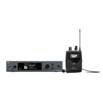 Sennheiser EW IEM G4-A1 Wireless Stereo In-Ear Monitoring Set with SR IEM G4 Transmitter, EK IEM G4 Receiver, IE4 Earbuds & GA3 Rackmount Kit (509608)