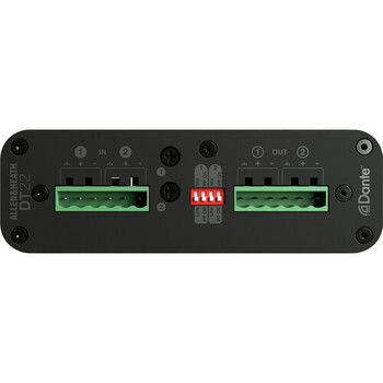 Allen & Heath DT22 Dante Expander – Network Audio Interface (No Power Supply Included) (AH-DT-22-M)