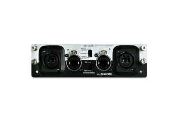 A FiberACE Audio Networking card, 96kHz, 128x128, dual redundancy, OpticalCon