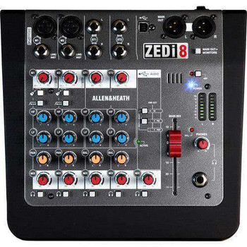 Allen & Heath ZEDi-8 Compact Hybrid Mixer/USB Interface