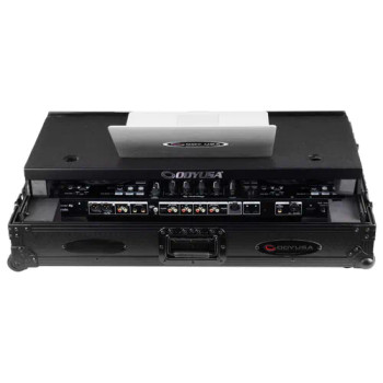 Pioneer DJ DDJ-FLX10 I-Board 1U Flight Case with Glide Style Laptop Platform and Wheels