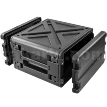 Injection-Molded 6U Rack Trolley Case