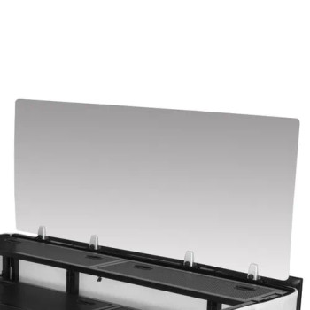 Sneeze Guard for the 65" DJ Media Booth