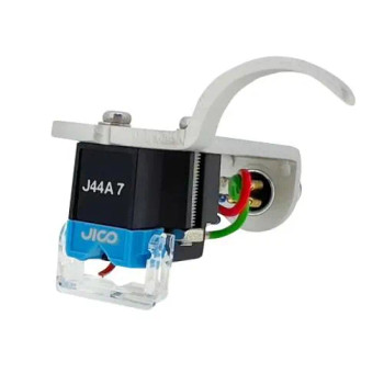 Jico J-AAC0616 OMNIA J44A 7 DJ IMPROVED SD Cartridge Mounted on Silver Jico Headshell