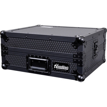 Headliner, HL10205, Pitch Black Heavy-Duty Turntable Flight Case for DJ Turntables and Audio Gear
