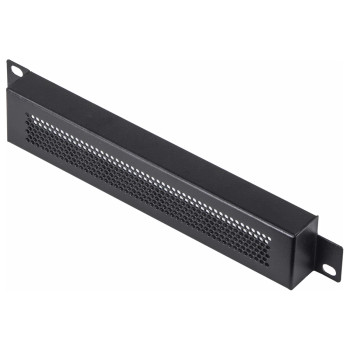 Half Rack Mountable Raised Perforated Security 1U Panel