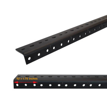 Pair of Pre-tapped Rack Rails 18U (31.5 inches)