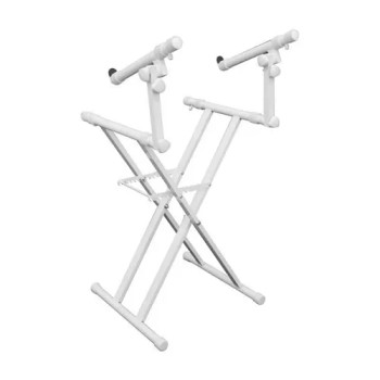 White Heavy-Duty X-Stand for DJ Coffins and Controller Cases