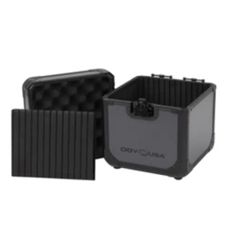 Black Gray KROM Record / Utility Case for 60 7″ Vinyl Records