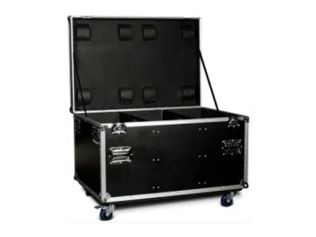 42" x 27" x 23" Interior Utility Trunk Touring Flight Case with Organizing Trays and Dividers