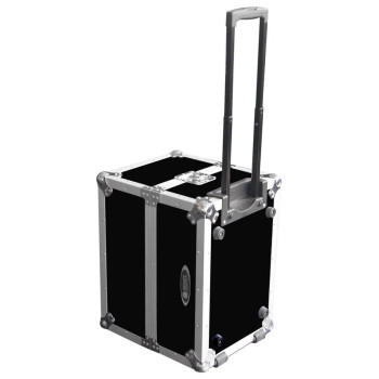Utility Flight Trolley Case with Wheels for 120 12" Vinyl Records