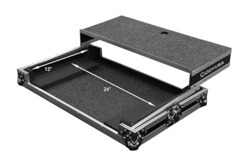 Universal Small / Medium Size DJ Controller Flight Case with Glide Platform