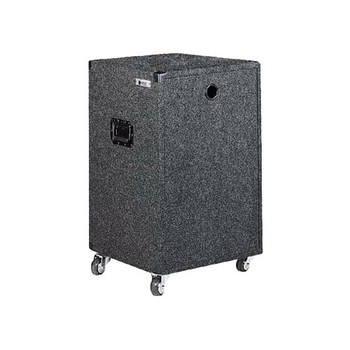 18U Carpeted Amp Rack Case with Wheels