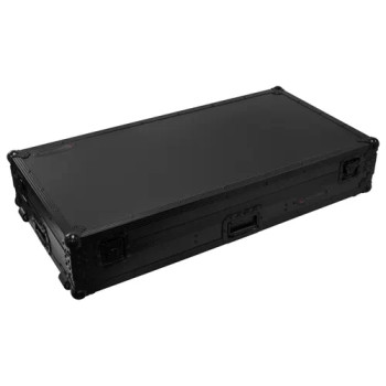Extra Deep DJ Coffin Case for 12″ Format DJ Mixer and Two Media Players with Glide Platform