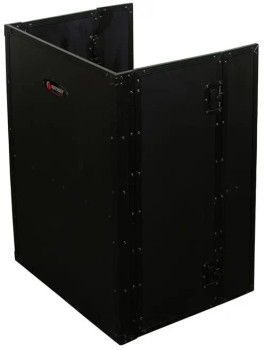 26" Wide x 36" Tall Black DJ Fold-out Stand
