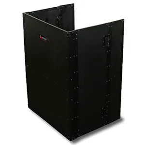 26" Wide x 36" Tall Black DJ Fold-out Stand