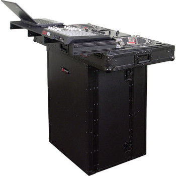 Odyssey Black 26″ Wide x 36″ Tall DJ Fold-out Stand (FZF2636BL)