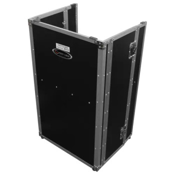 21" Wide x 36" Tall Black DJ Fold-out Stand