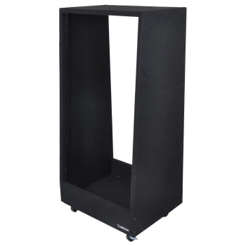 20U Carpeted Studio Rack with Wheels