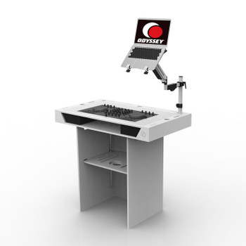 DJ Mobile Podium 37 in White