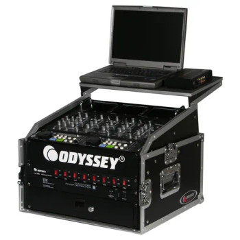 10U Top Slanted 4U Vertical Pro Combo Rack