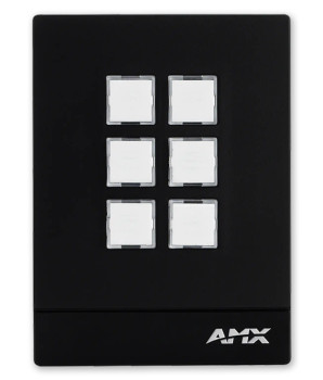 MKP-106 6-Button Massio™ Keypad (US, UK, EU) BLACK