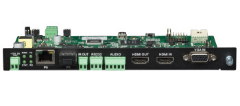 NMX-ENC-N2312-C Encoder Card N2300 Series 4K UHD Video over IP Card Encoder with KVM, PoE