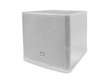 JBL PD525S-WH - 1000W 2 x 15-inch Passive Front Loaded Installation Subwoofer in White Finish