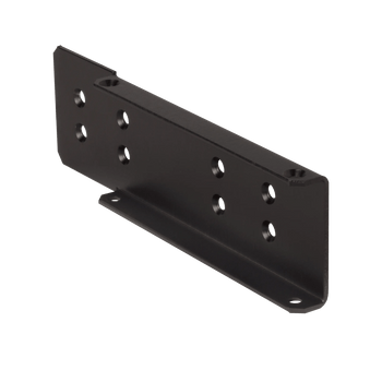 Shure Universal Mounting  Bracket for Connecting Two Half Racks. Mounts an Extruded Chassis to a Side-Mount Chassis. (Ex: DFR11EQ to UC4, P4M to P6T)