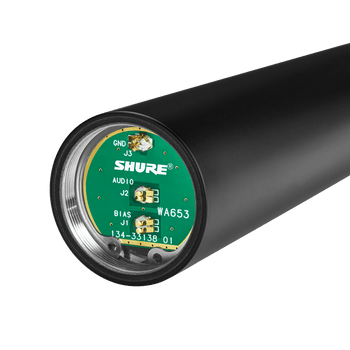 Shure LONG WIRED MICROPHONE HANDLE, BLACK