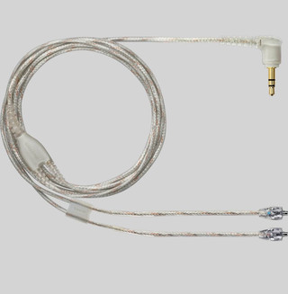 Detachable Cable 46" (Clear w/Sliver MMCX)