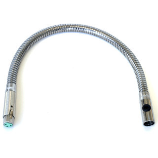 Shure 18" Gooseneck with Attached Female XLR Connector, Chrome
