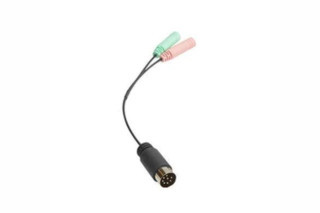 Shure ADPTR, DUAL 3.5MM FEM TO MALE DIN