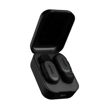 Shure Two Wireless Lavs to Phone, Charge Case