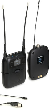 Shure SLXD15/DL4B Wireless Bodypack System with DL4B Lavalier Microphone - G58 Band