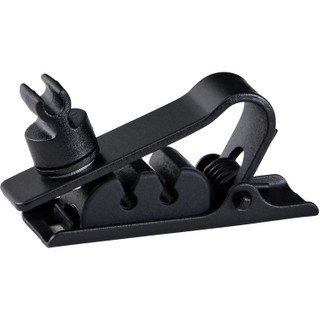 Shure DUAL TIE CLIP, BLACK, QTY. 3