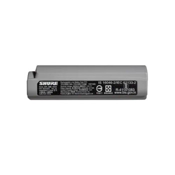 Shure SB904 lithium-ion rechargeable battery with up to 12 hours of runtime.Shure