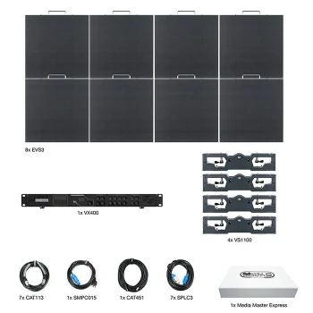 ADJ EVS3 Video System Package with 8 EVS3 LED Video Panels (EVS3-4X2)